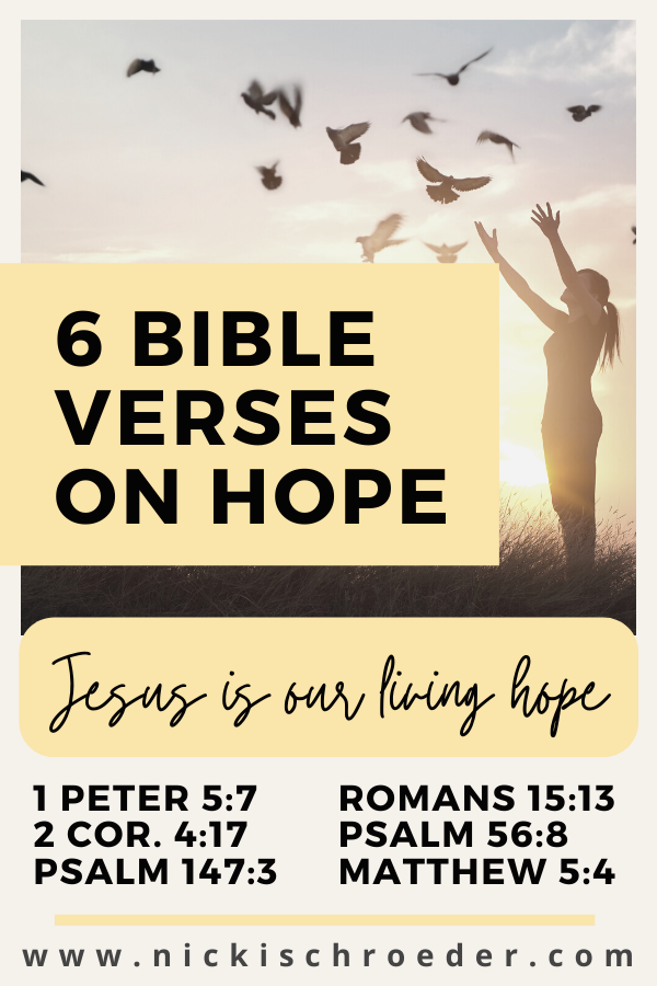 6 Bible verses on hope